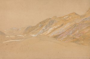 Montañas por los viajeros cerca de Dolgelly